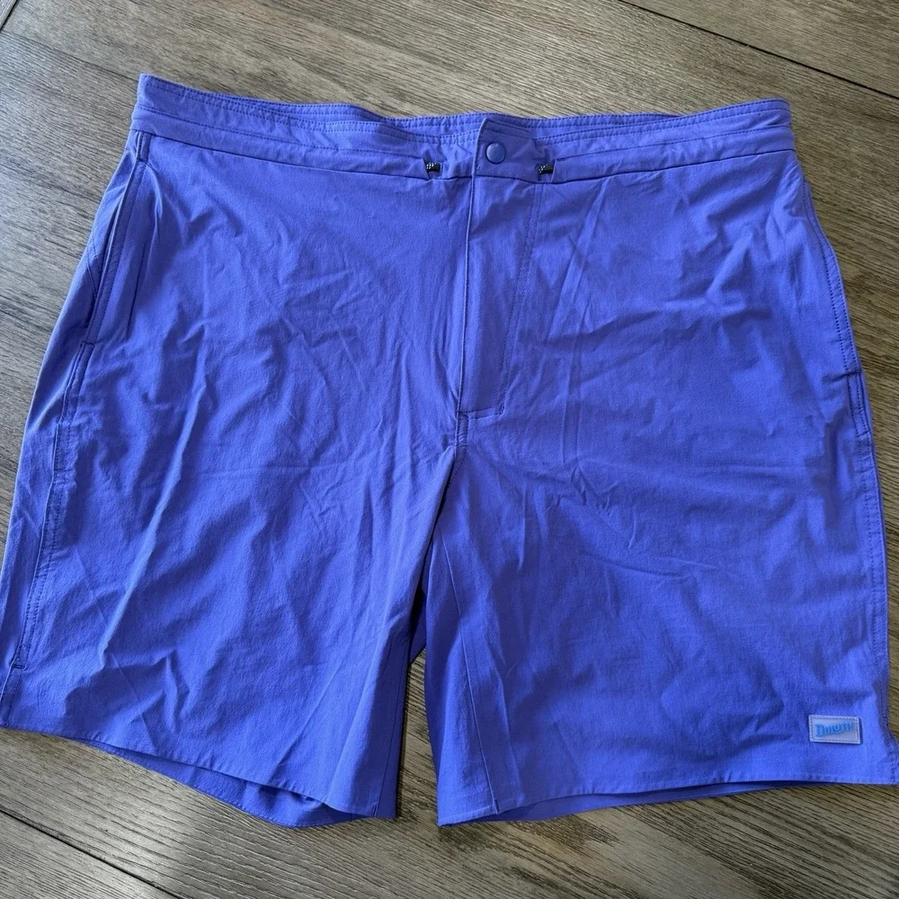 DULUTH Men's 40 Cannonball Hybrid Shorts Armachillo Liner‎ Purple Nanotex Shell